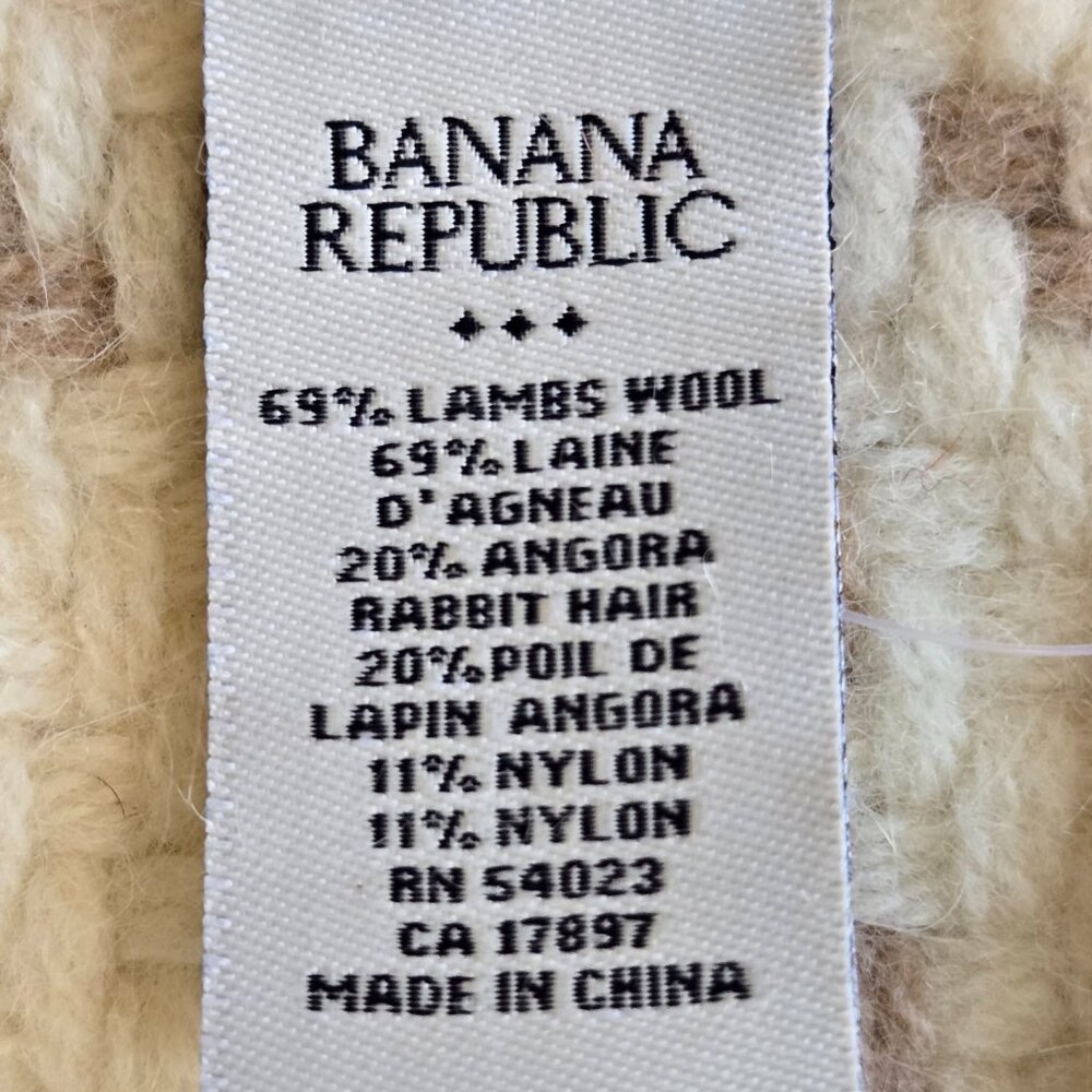 NWT Banana Republic Wool Angora Scarf - Picture 7 of 8